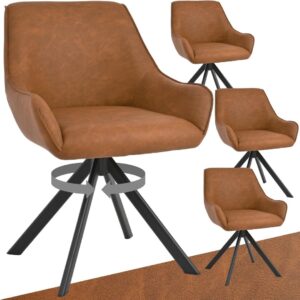 Silla giratoria en ecopiel