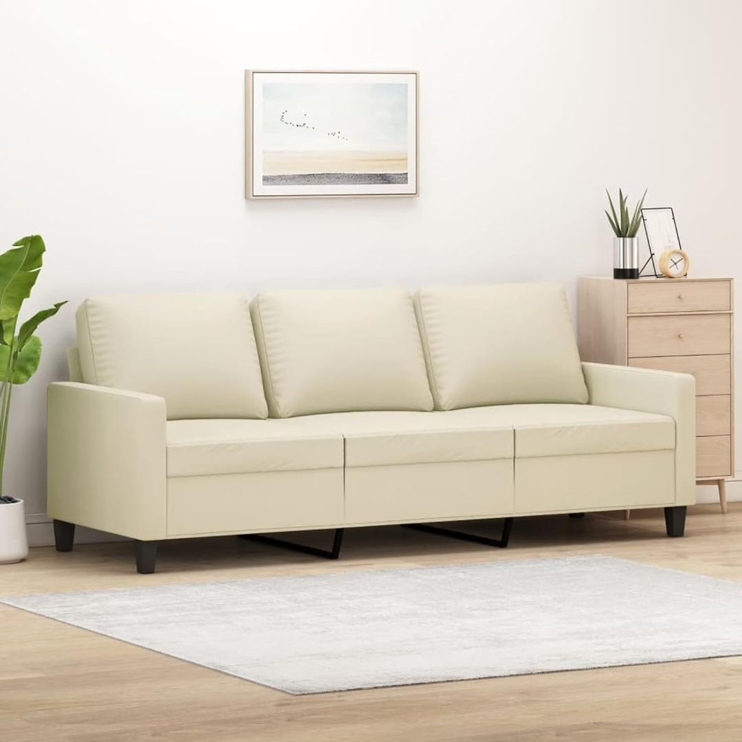 sofa de ecopiel tres plazas